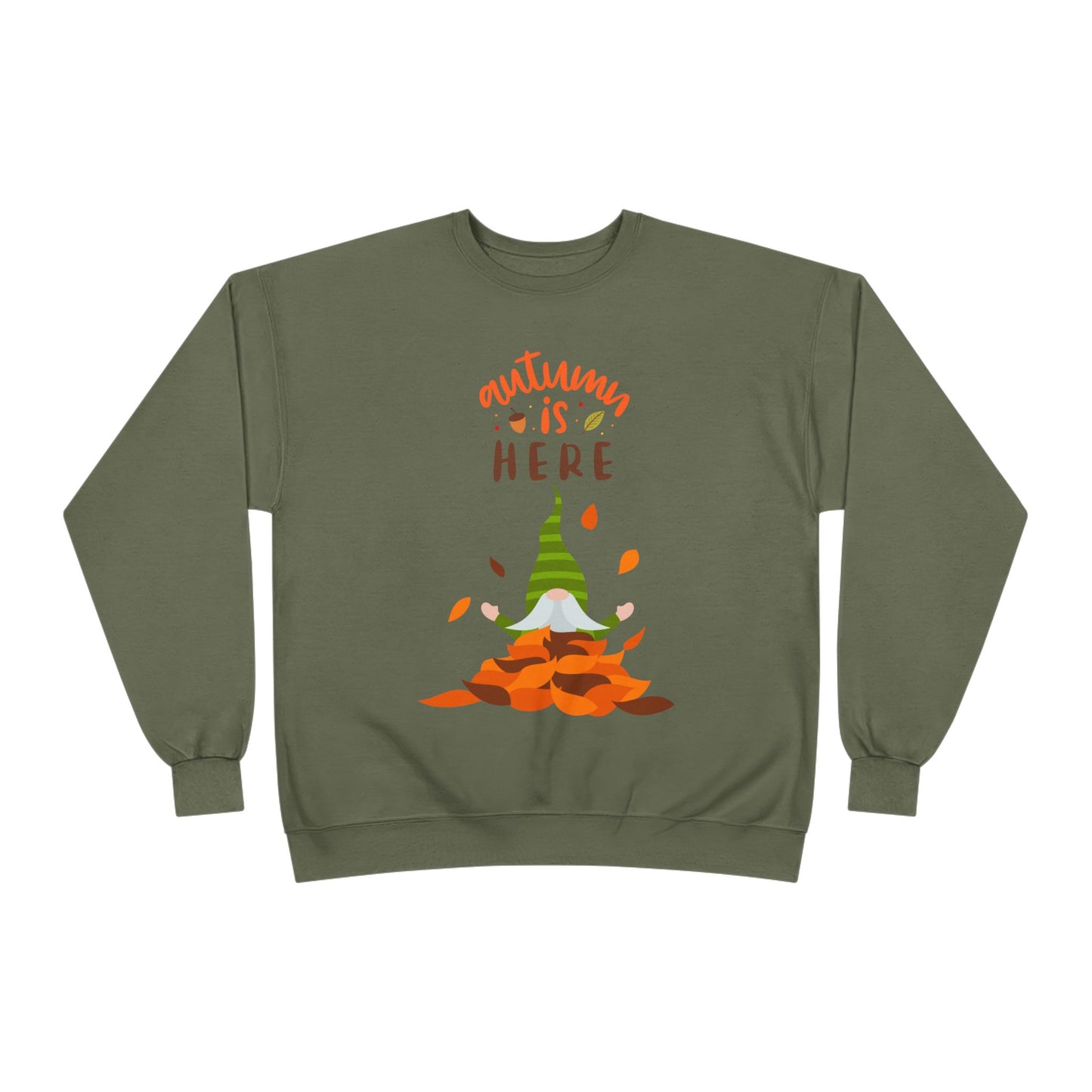 Autumn is Here Unisex EcoSmart® Crewneck Sweatshirt