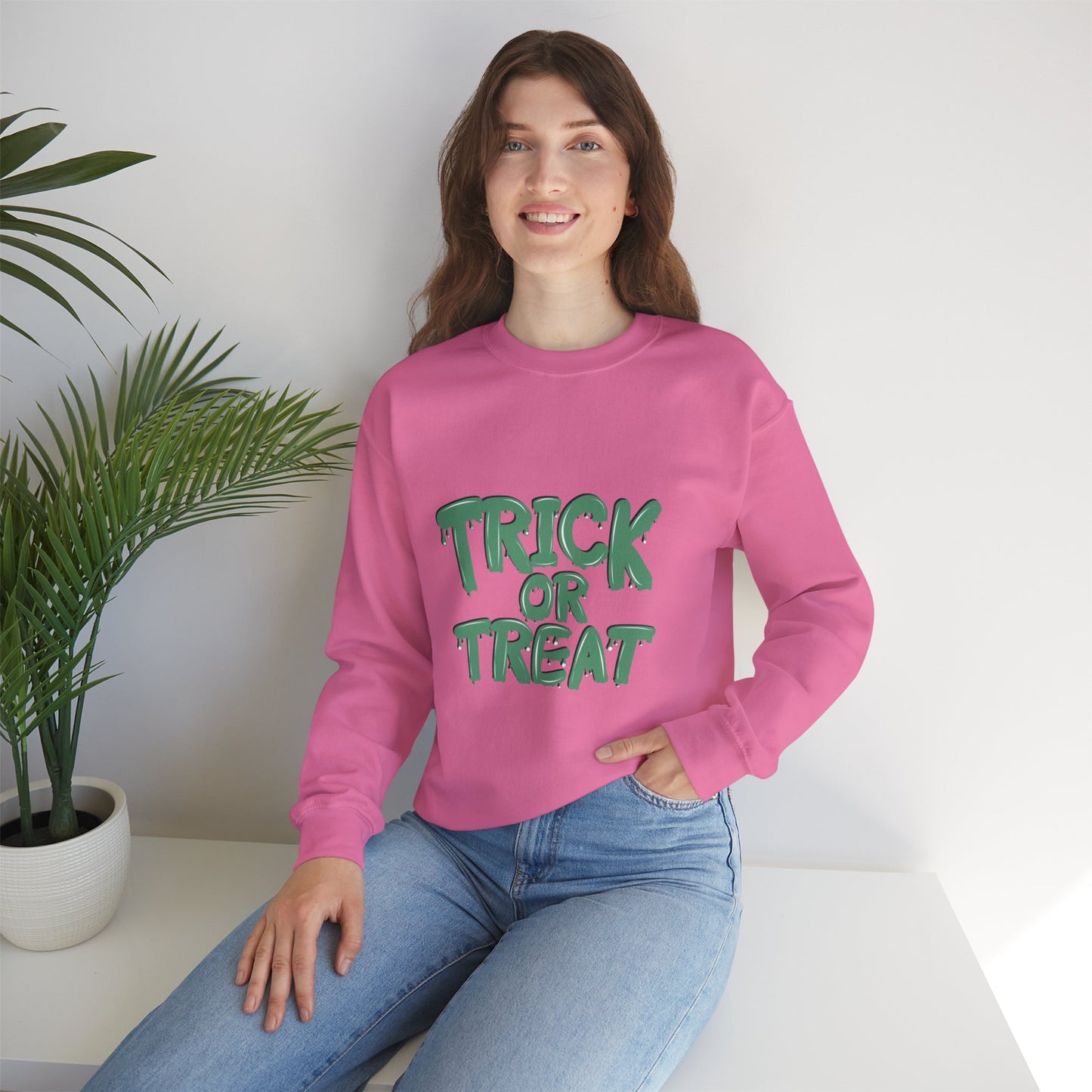 Trick Or Treat Unisex Heavy Blend™ Crewneck Sweatshirt