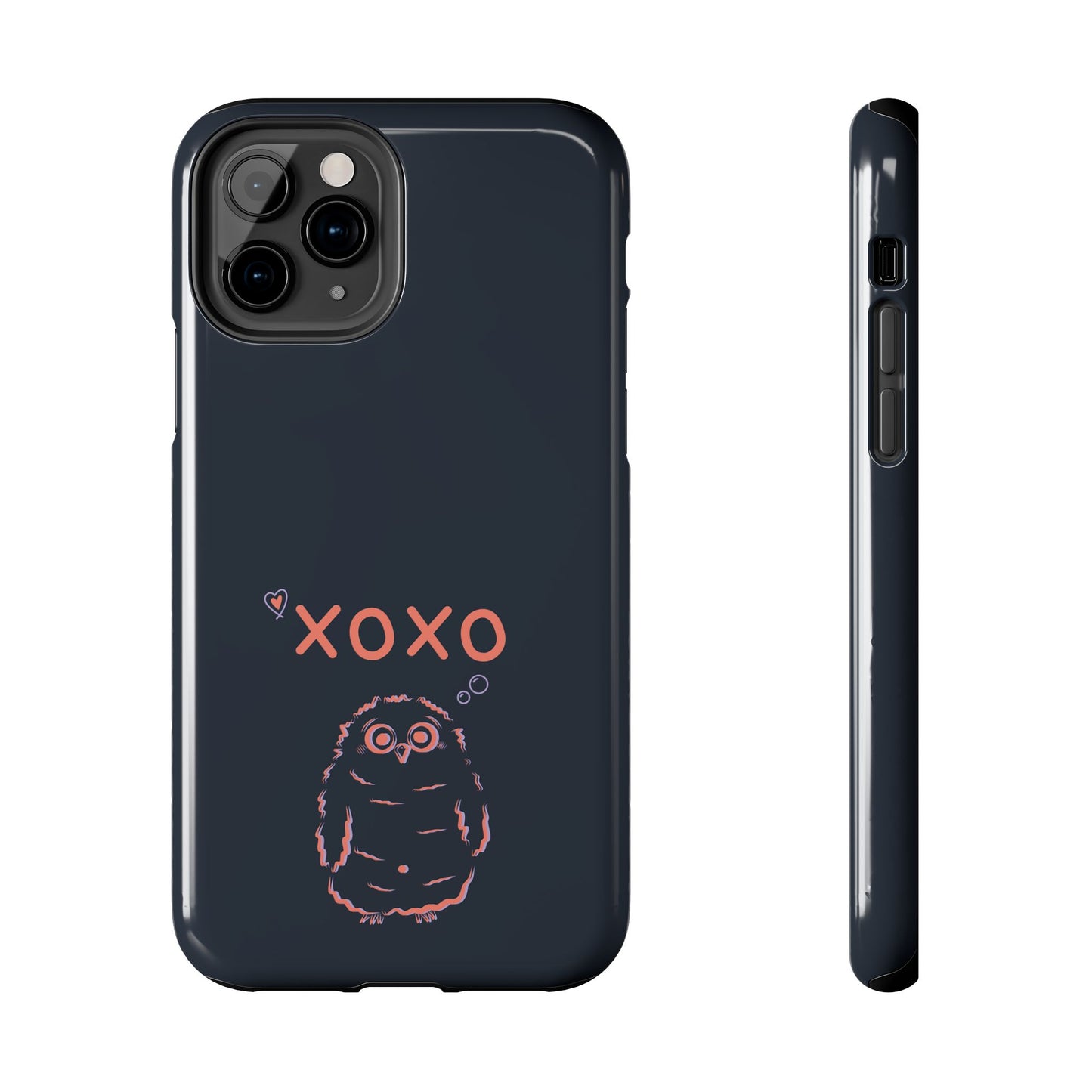 Owl XOXO | Black | Tough Phone Cases