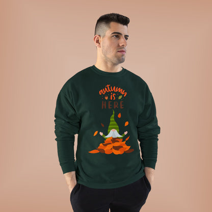 Autumn is Here Unisex EcoSmart® Crewneck Sweatshirt