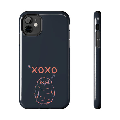 Owl XOXO | Black | Tough Phone Cases