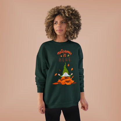 Autumn is Here Unisex EcoSmart® Crewneck Sweatshirt