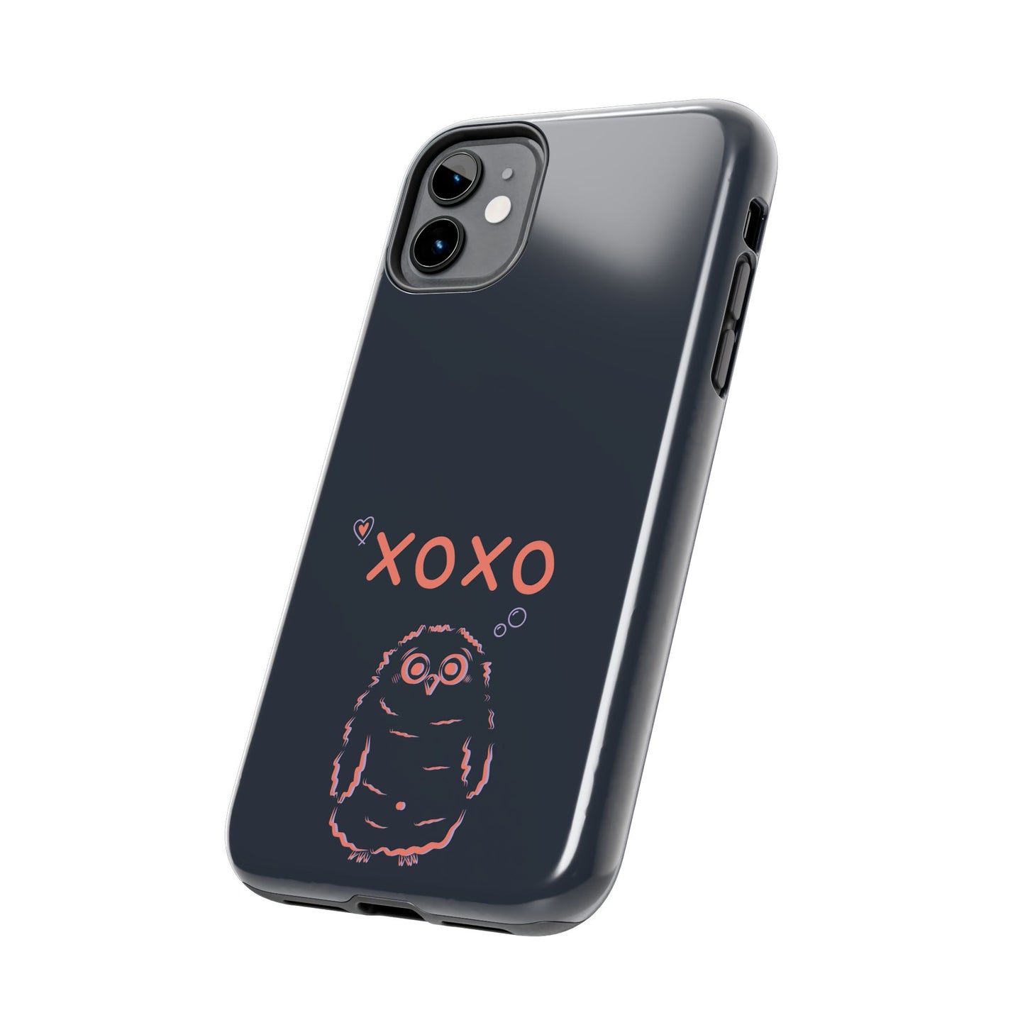 Owl XOXO | Black | Tough Phone Cases