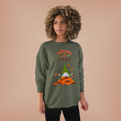 Autumn is Here Unisex EcoSmart® Crewneck Sweatshirt