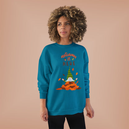 Autumn is Here Unisex EcoSmart® Crewneck Sweatshirt