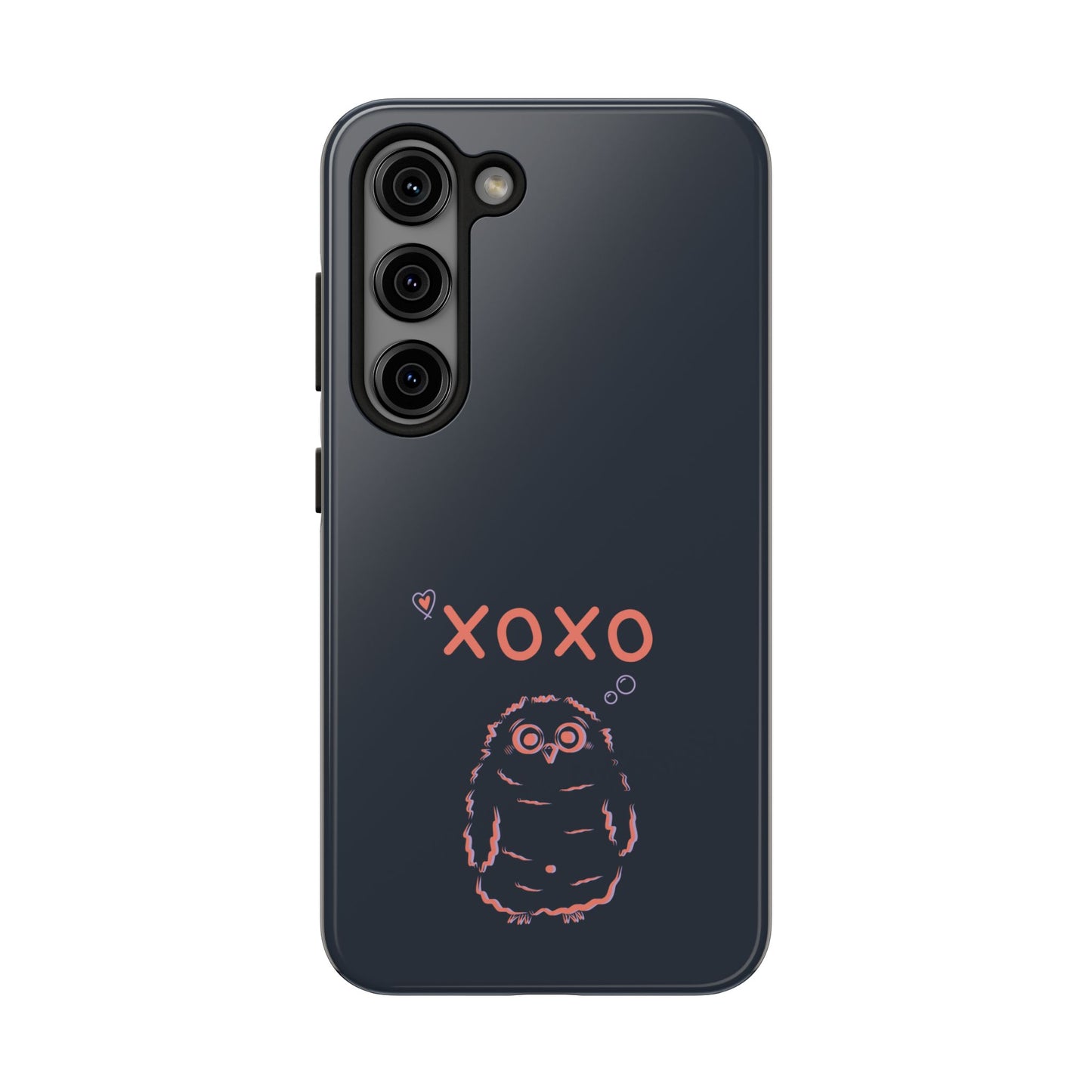 Owl XOXO | Black | Tough Phone Cases