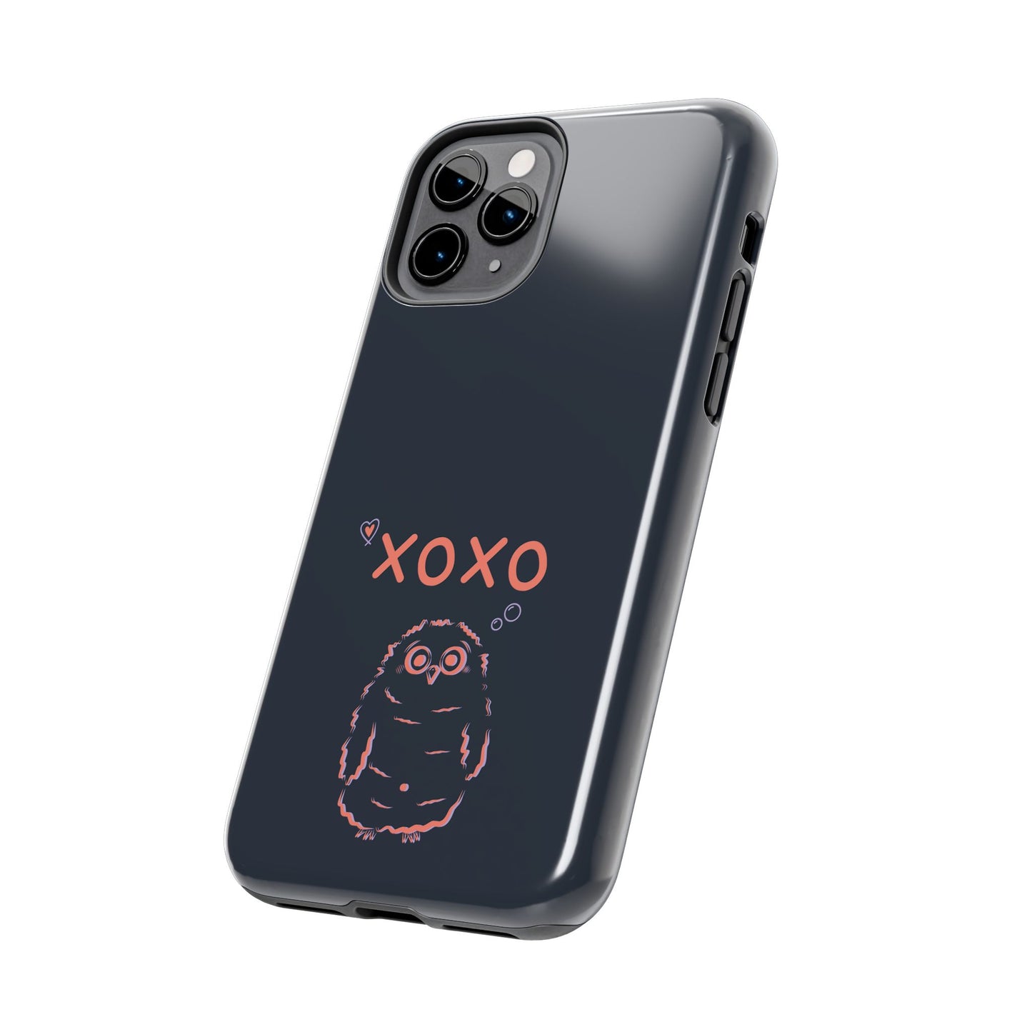 Owl XOXO | Black | Tough Phone Cases