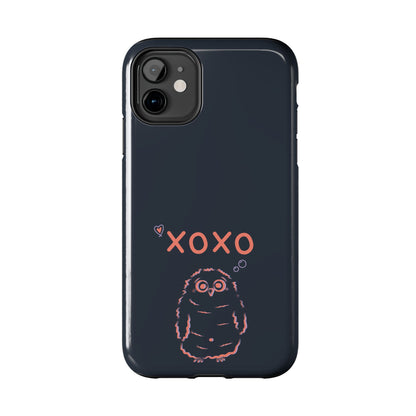 Owl XOXO | Black | Tough Phone Cases