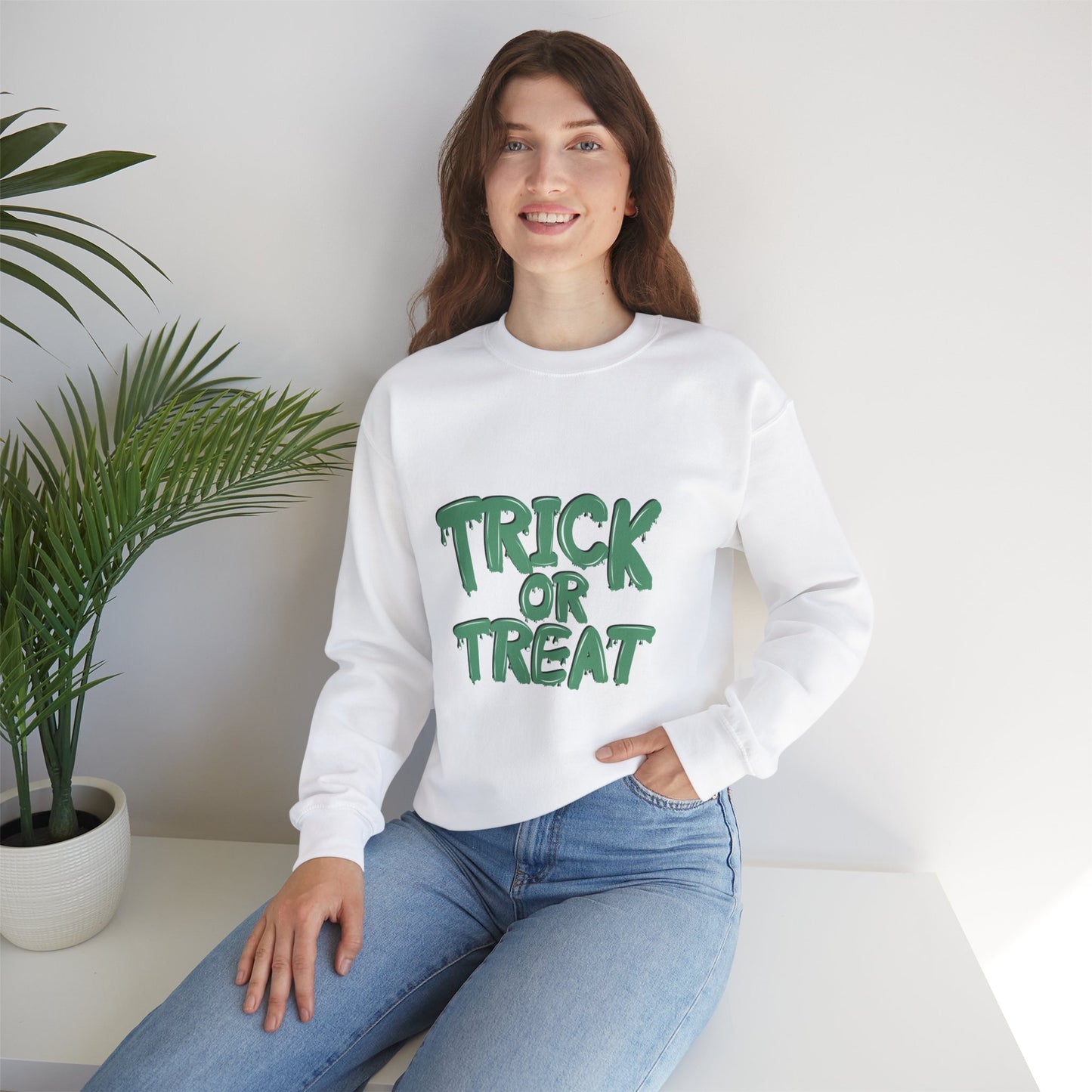 Trick Or Treat Unisex Heavy Blend™ Crewneck Sweatshirt