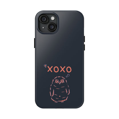 Owl XOXO | Black | Tough Phone Cases