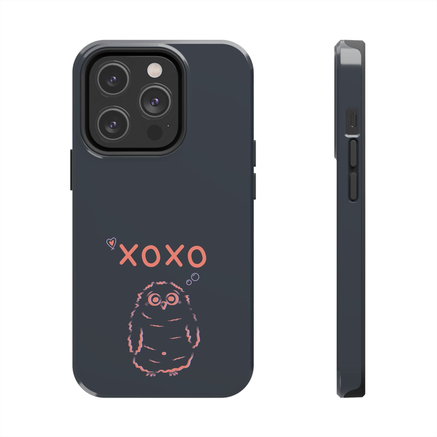 Owl XOXO | Black | Tough Phone Cases