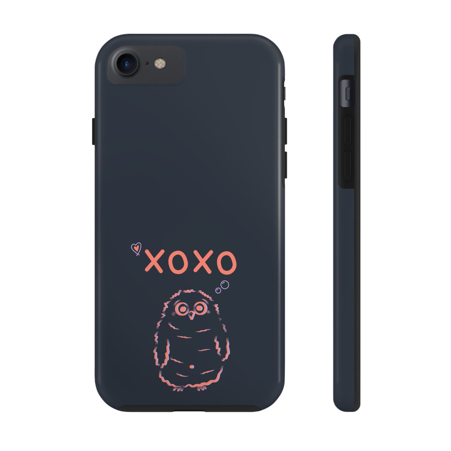 Owl XOXO | Black | Tough Phone Cases