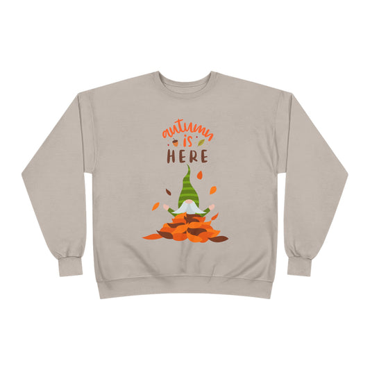 Autumn is Here Unisex EcoSmart® Crewneck Sweatshirt