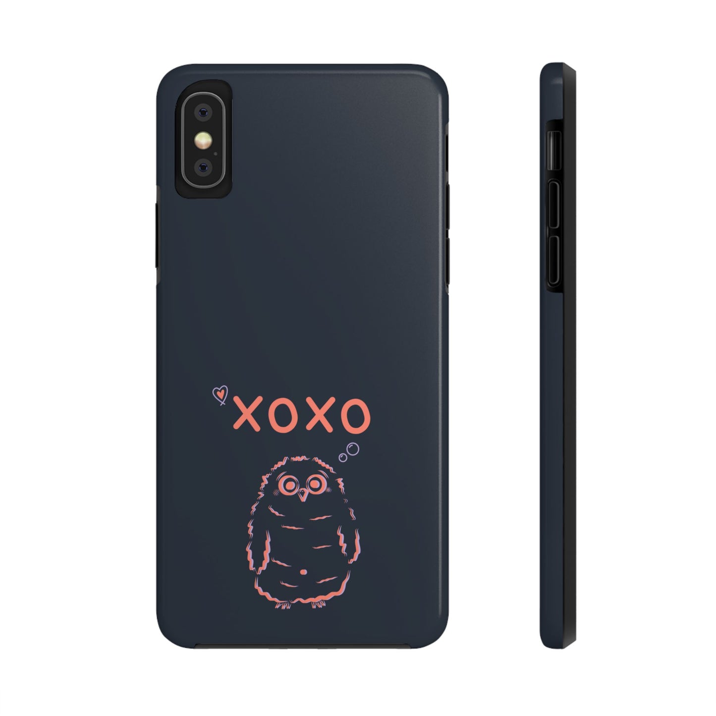 Owl XOXO | Black | Tough Phone Cases