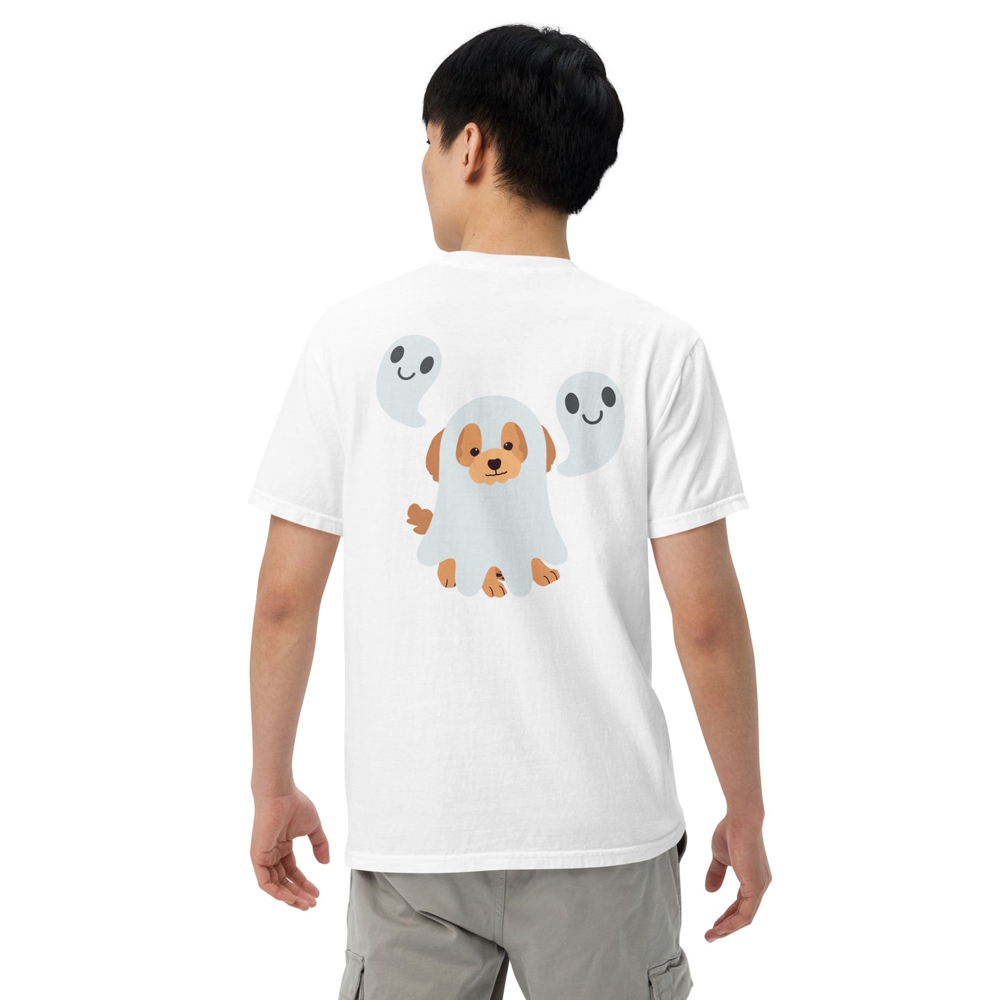 Cute Halloween doggy Unisex garment-dyed heavyweight t-shirt