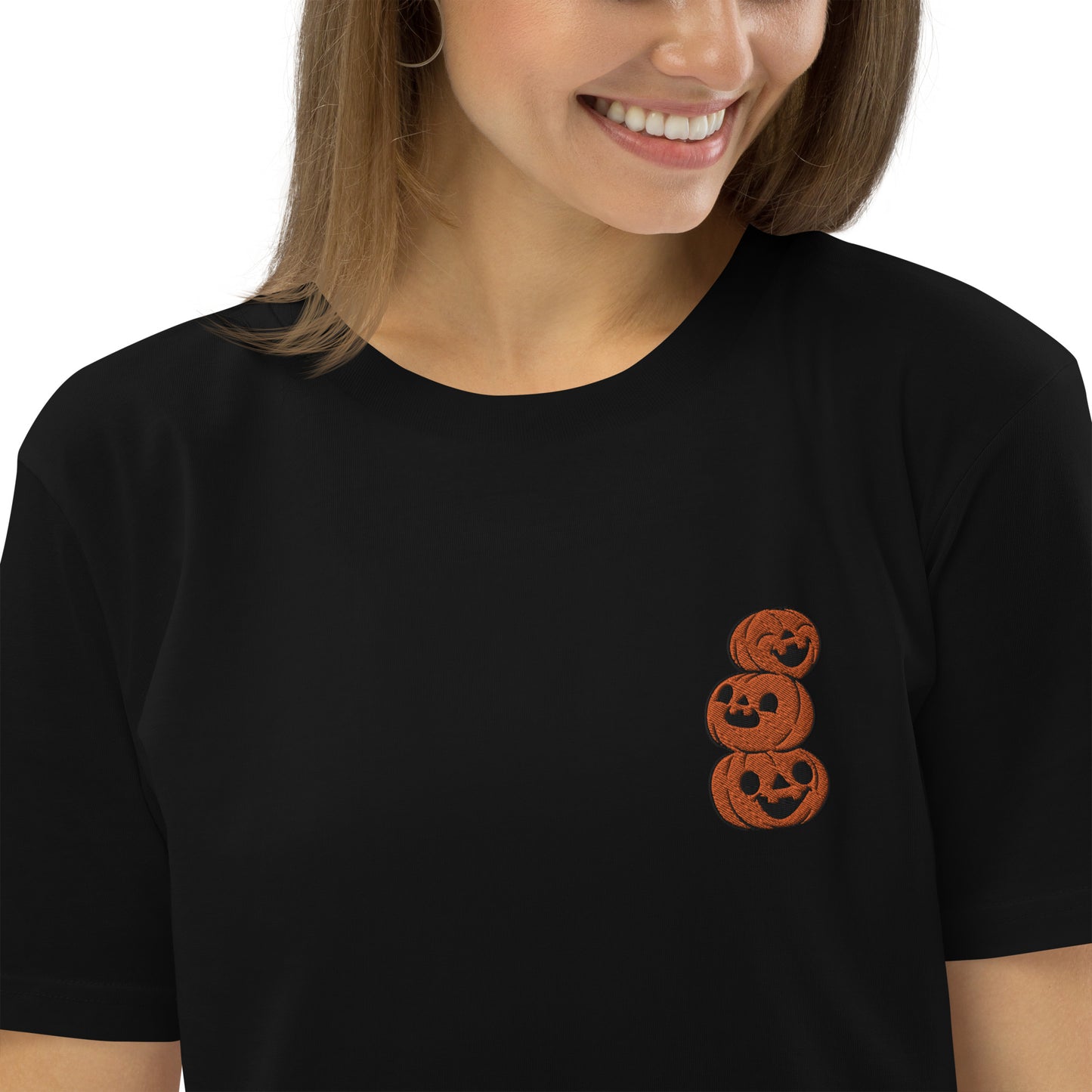 Pumpkin Cuties and Ghosties Unisex organic cotton t-shirt