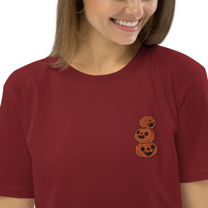 Pumpkin Cuties and Ghosties Unisex organic cotton t-shirt