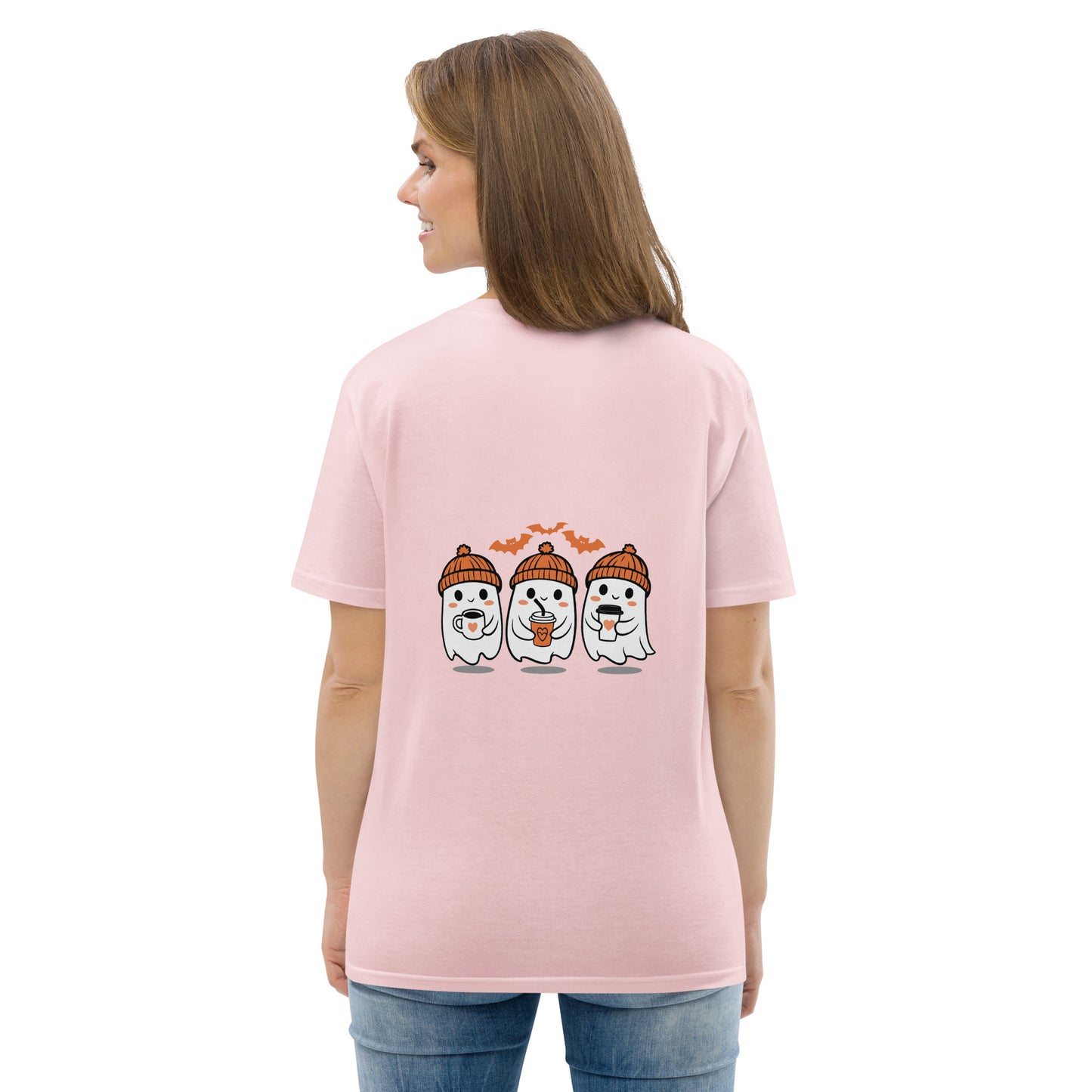 Pumpkin Cuties and Ghosties Unisex organic cotton t-shirt