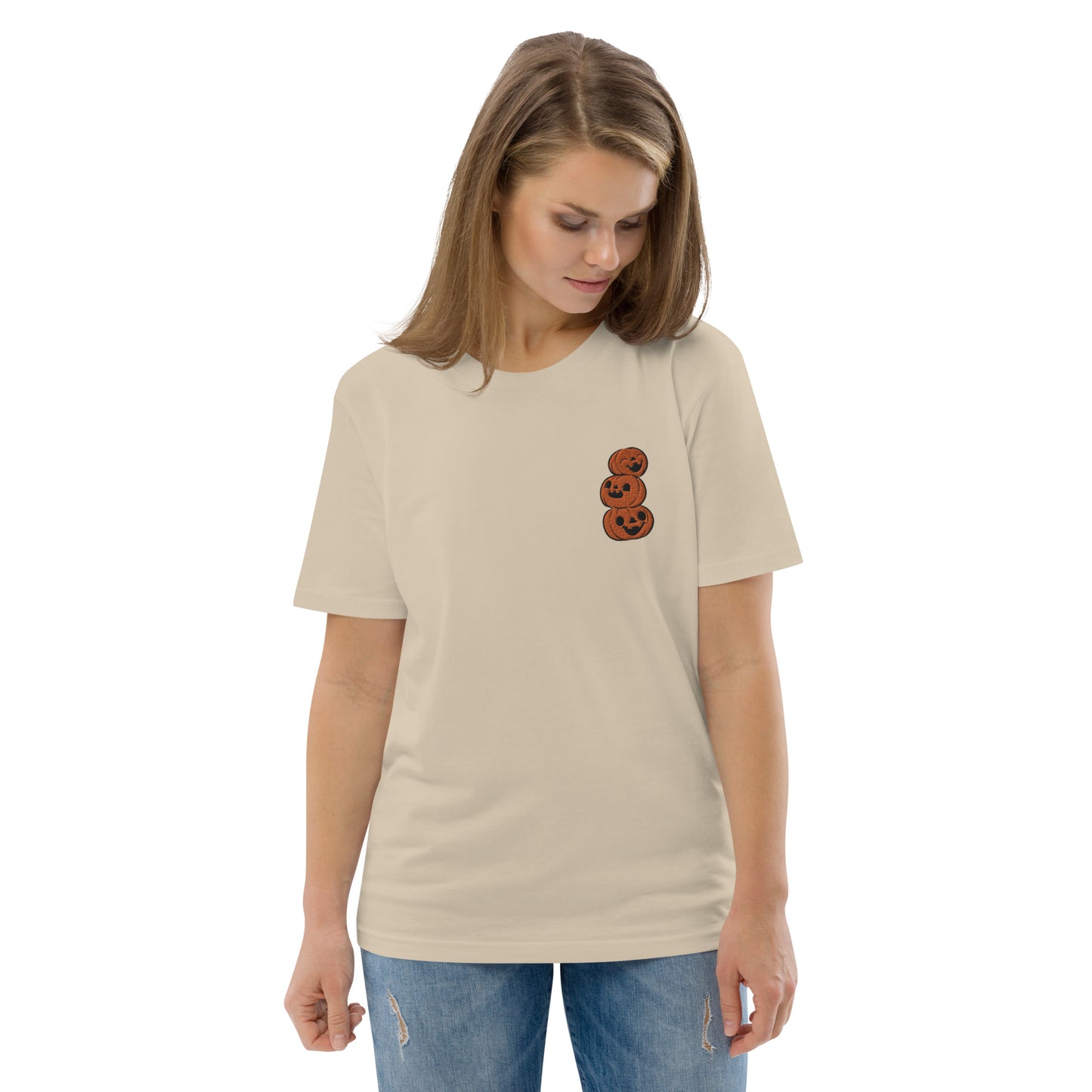 Pumpkin Cuties and Ghosties Unisex organic cotton t-shirt