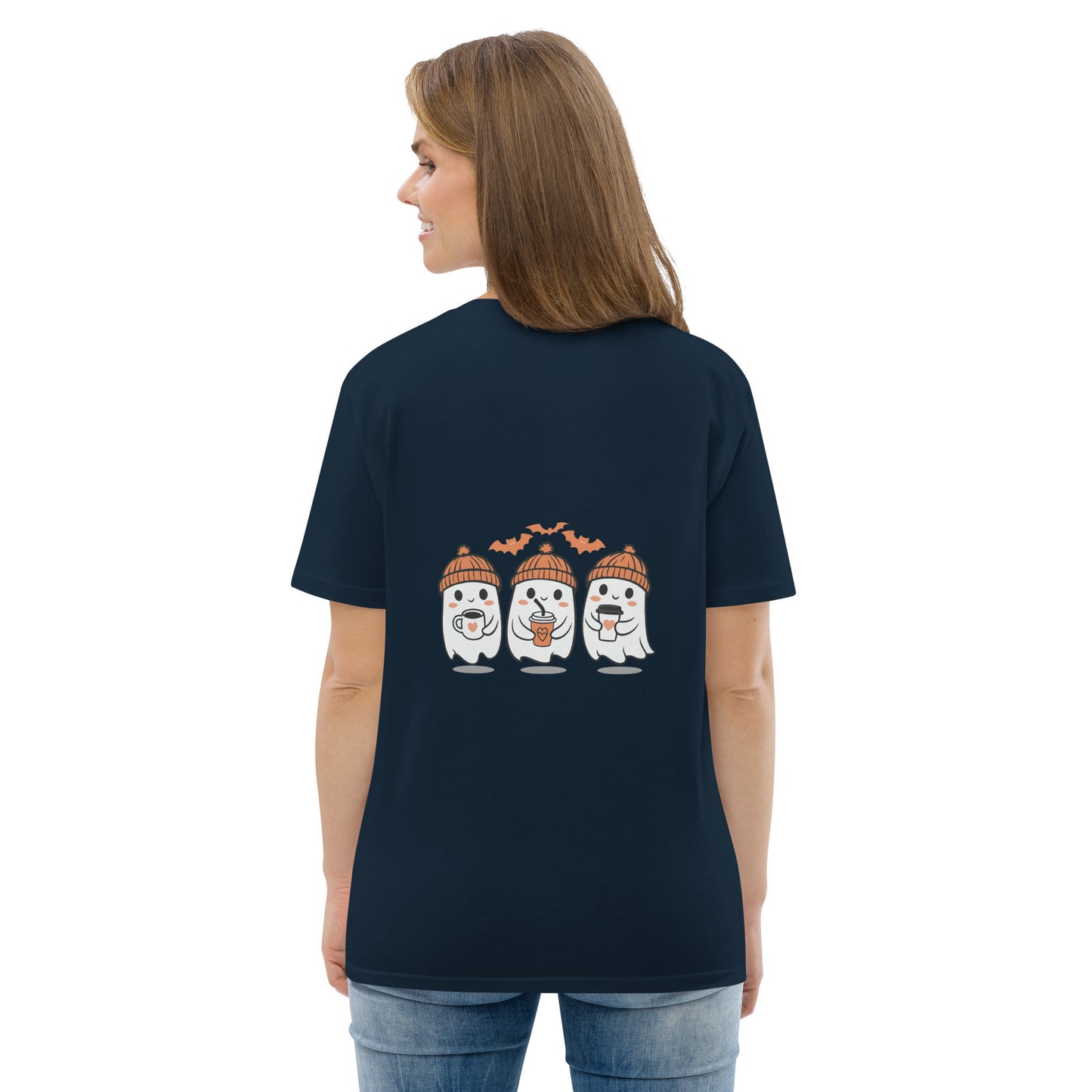 Pumpkin Cuties and Ghosties Unisex organic cotton t-shirt