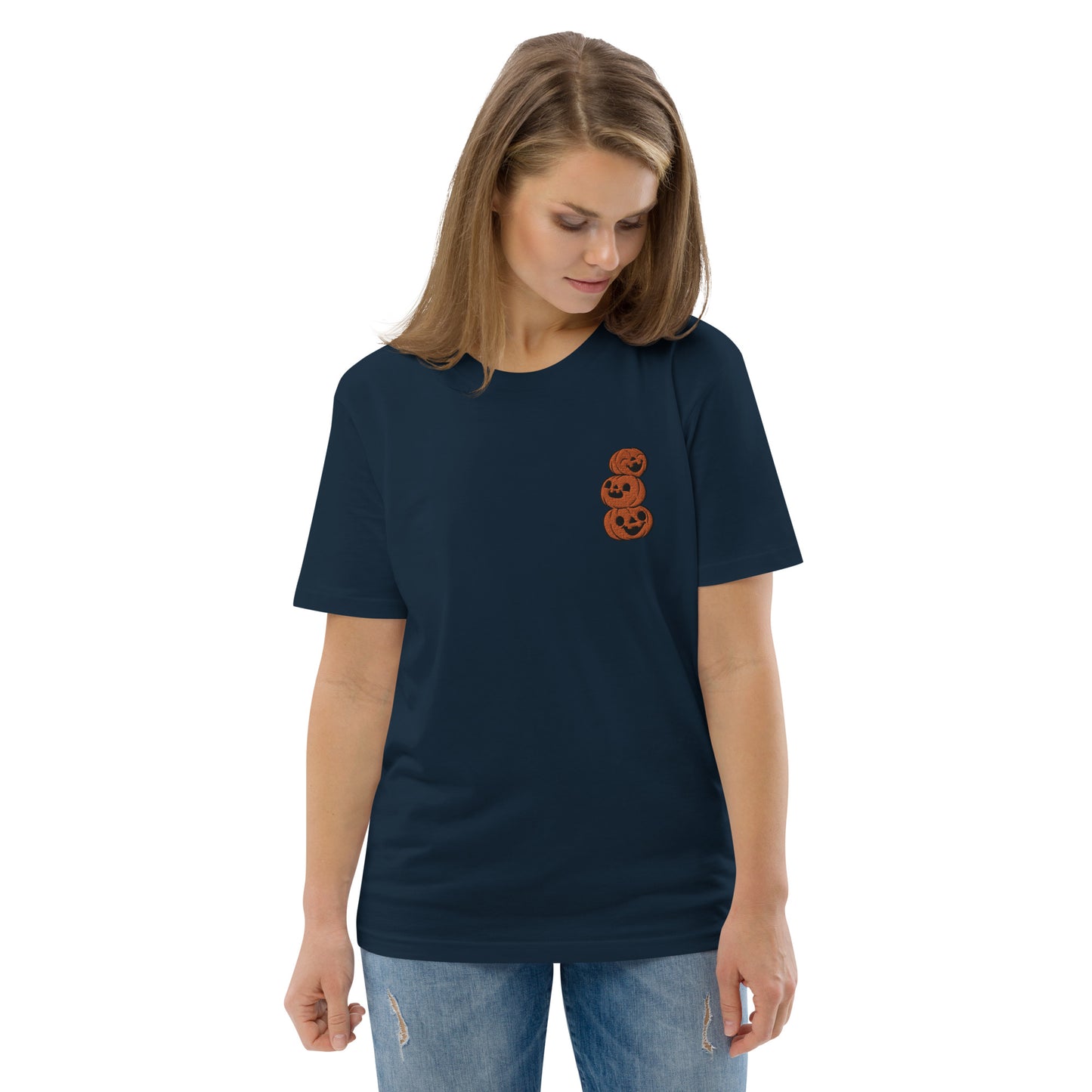 Pumpkin Cuties and Ghosties Unisex organic cotton t-shirt