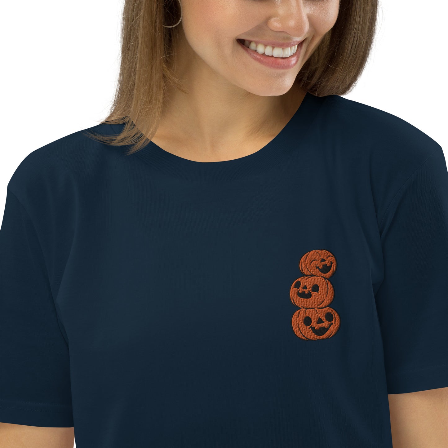 Pumpkin Cuties and Ghosties Unisex organic cotton t-shirt