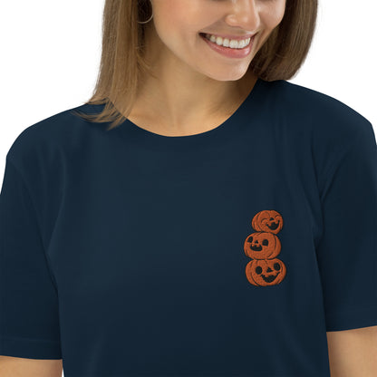 Pumpkin Cuties and Ghosties Unisex organic cotton t-shirt