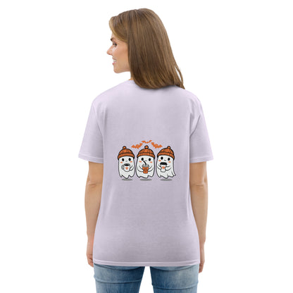 Pumpkin Cuties and Ghosties Unisex organic cotton t-shirt