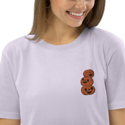 Pumpkin Cuties and Ghosties Unisex organic cotton t-shirt